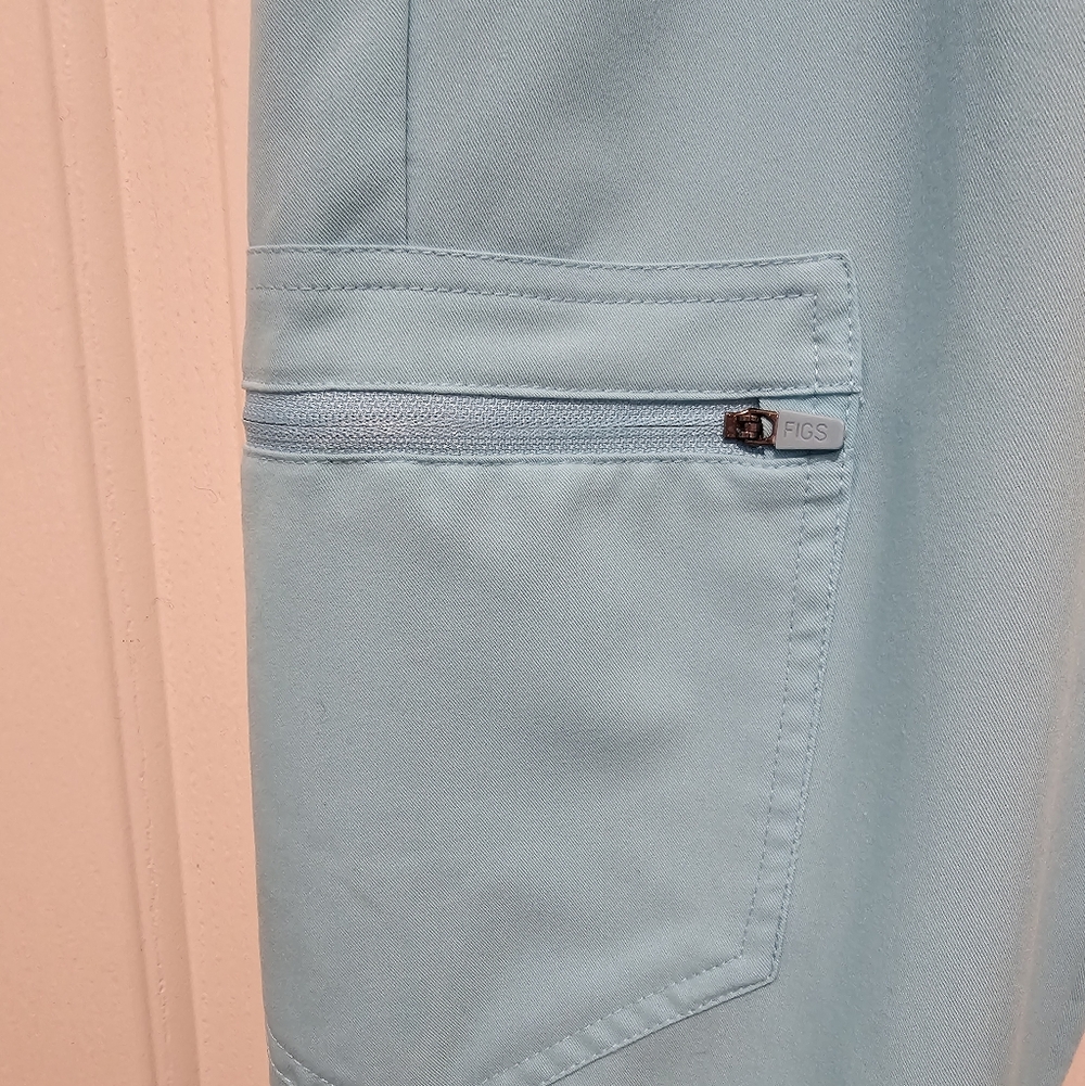 FIGS Women's Zamora Jogger Scrub Pants - Neon Blue Sz: XS - Picture 8 of 14